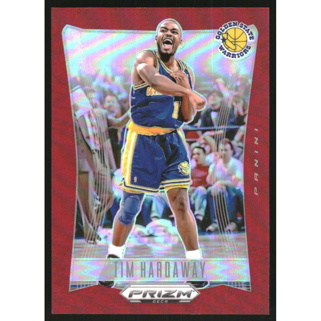 2023-24 Panini Prizm Deca Prizms Red #111 Tim Hardaway
