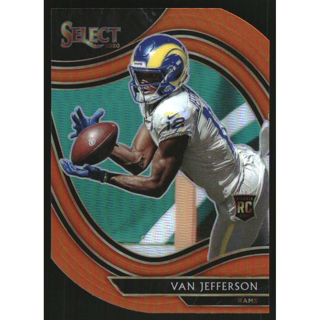 2020 Select Prizm Orange Die Cut #371 Van Jefferson