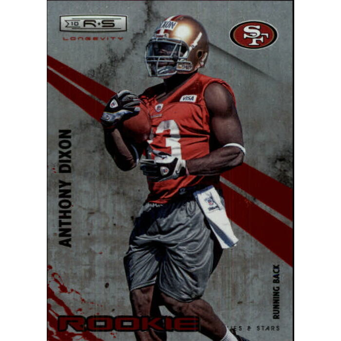 2010 Rookies and Stars Longevity Ruby #172 Anthony Dixon