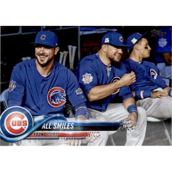 2018 Topps Rainbow Foil #529 Kris Bryant/Kyle Schwarber/All Smiles