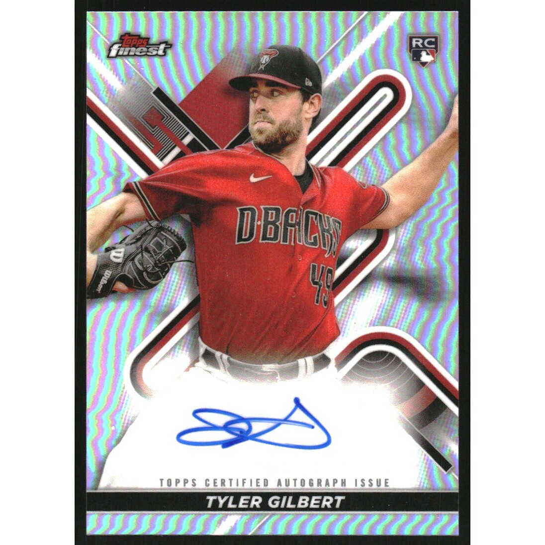 2022 Finest Autographs Refractors #FATY Tyler Gilbert