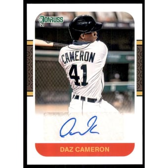 2021 Donruss Retro '87 Signatures #16 Daz Cameron
