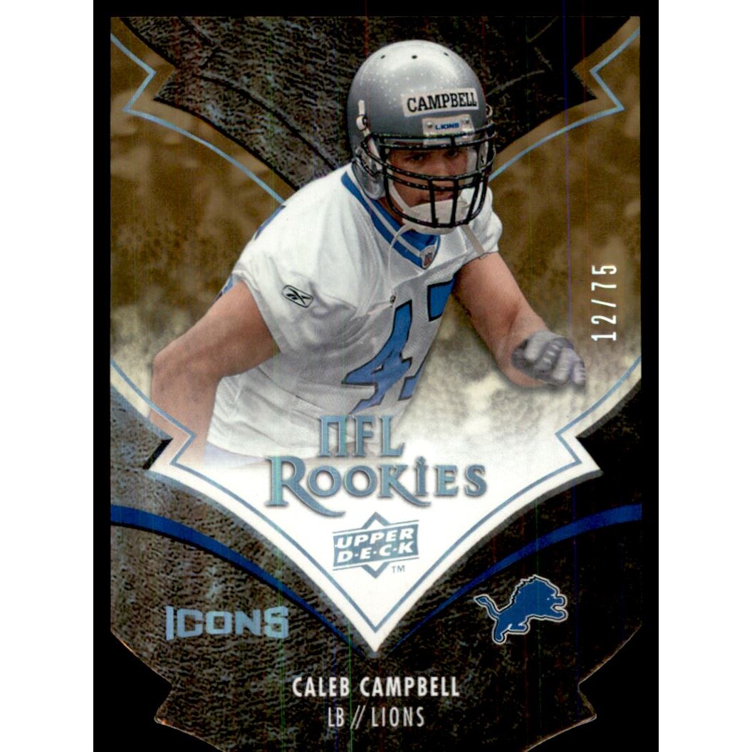 2008 Upper Deck Icons Gold Die Cut #206 Caleb Campbell