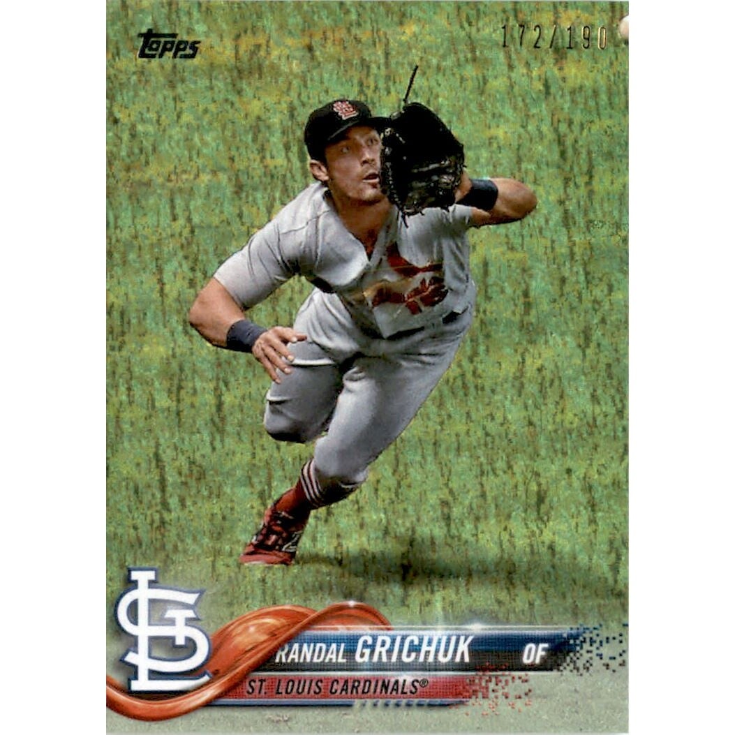 2018 Topps Factory Set Foilboard #147 Randal Grichuk. rookie card picture