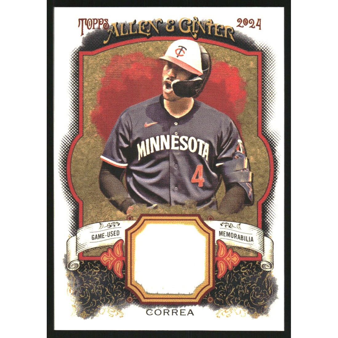 2024 Topps Allen and Ginter Relics #AGRCC Carlos Correa A