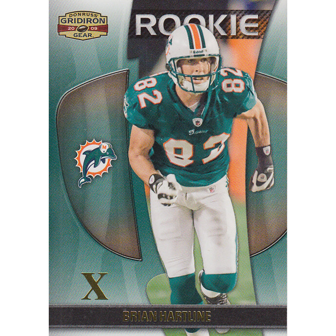 2009 Donruss Gridiron Gear Gold X's #117 Brian Hartline