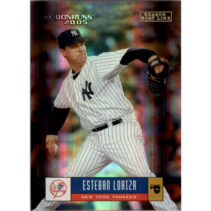 2005 Donruss Stat Line Season #270 Esteban Loaiza/34. rookie card picture