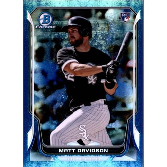 2014 Bowman Chrome Bubble Refractors #17 Matt Davidson