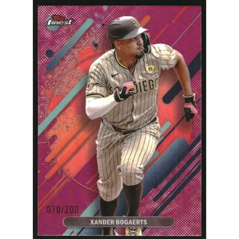 2025 Finest Magenta Refractors #289 Xander Bogaerts