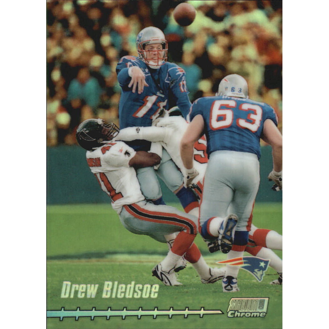 1999 Stadium Club Chrome Refractors #58 Drew Bledsoe