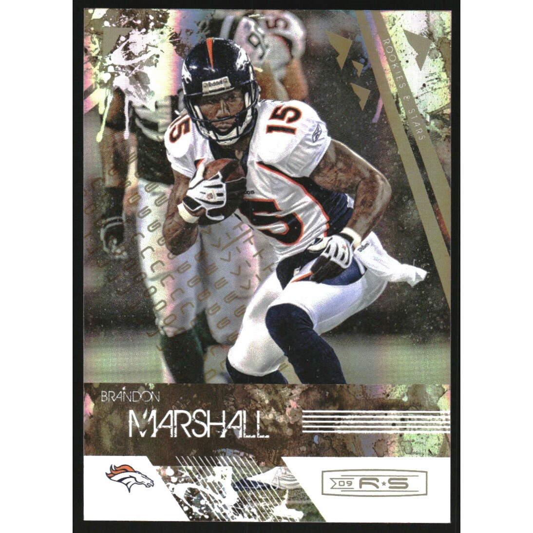 2009 Donruss Rookies and Stars Longevity Parallel Gold #112 Brandon Marshall ELE