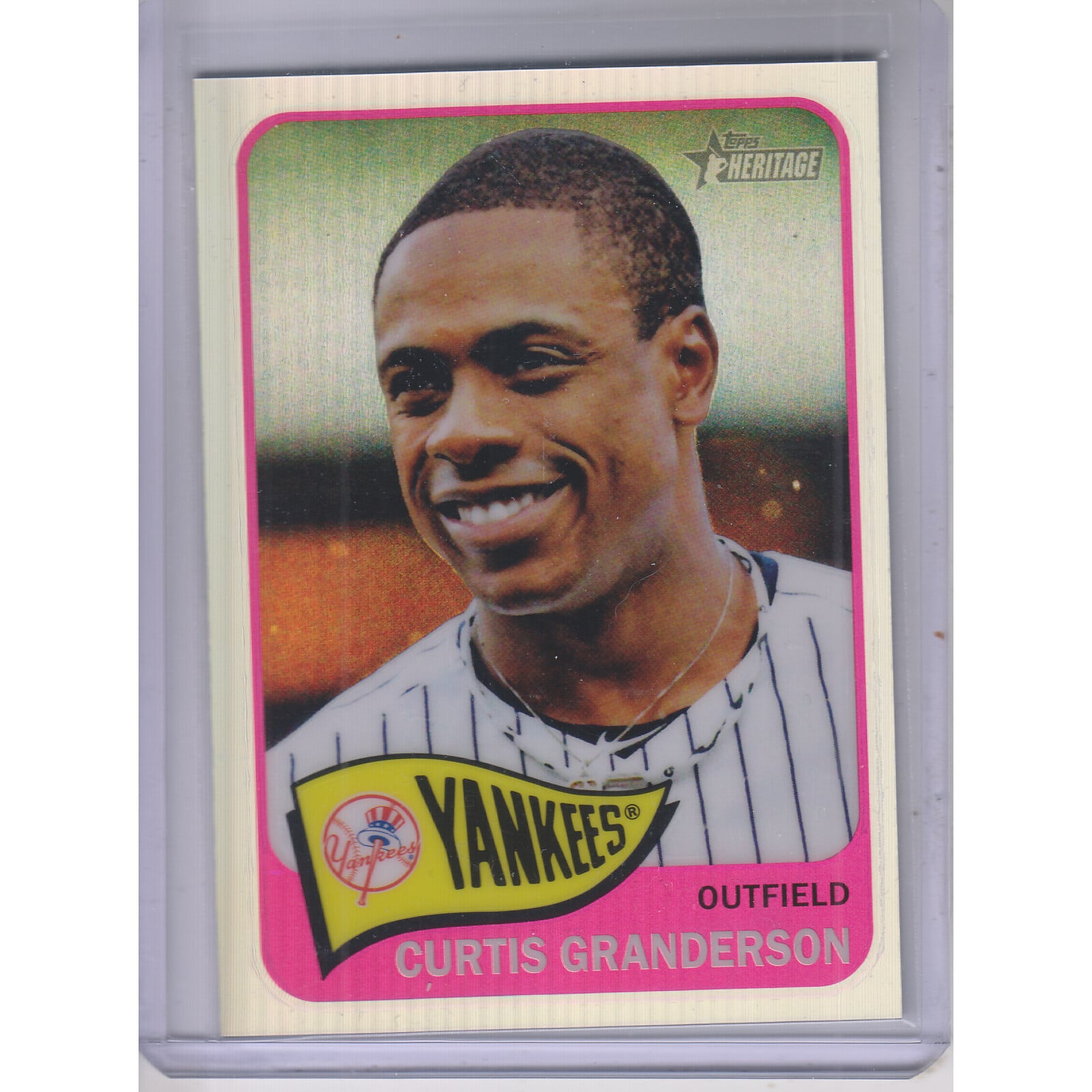 2014 Topps Heritage Chrome Refractors #497 Curtis Granderson