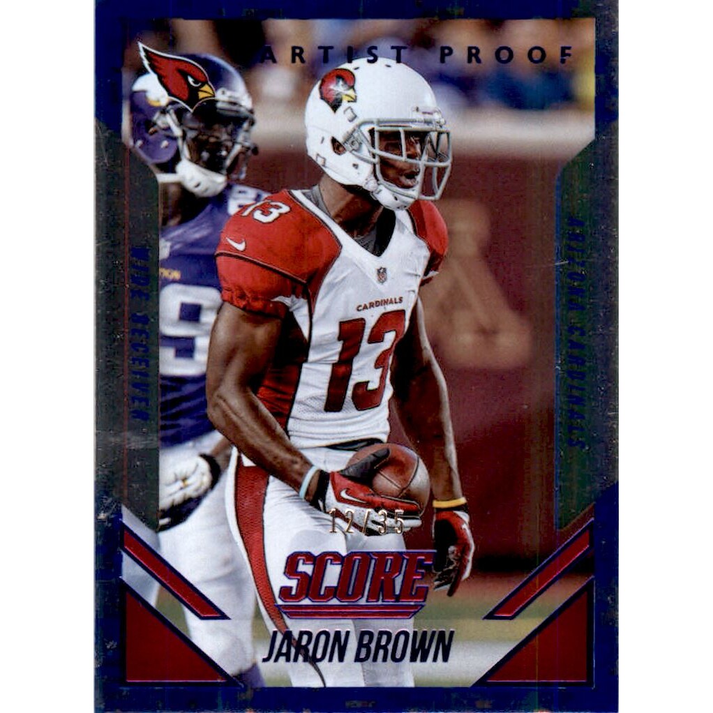 2015 Score Artist's Proof #243 Jaron Brown