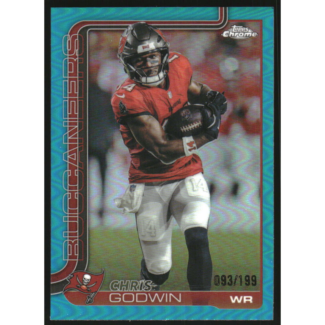 2025 Topps Chrome Aqua Refractors #283 Chris Godwin 2025 Topps Chrome Aqua Refractors #283 Chris Godwin