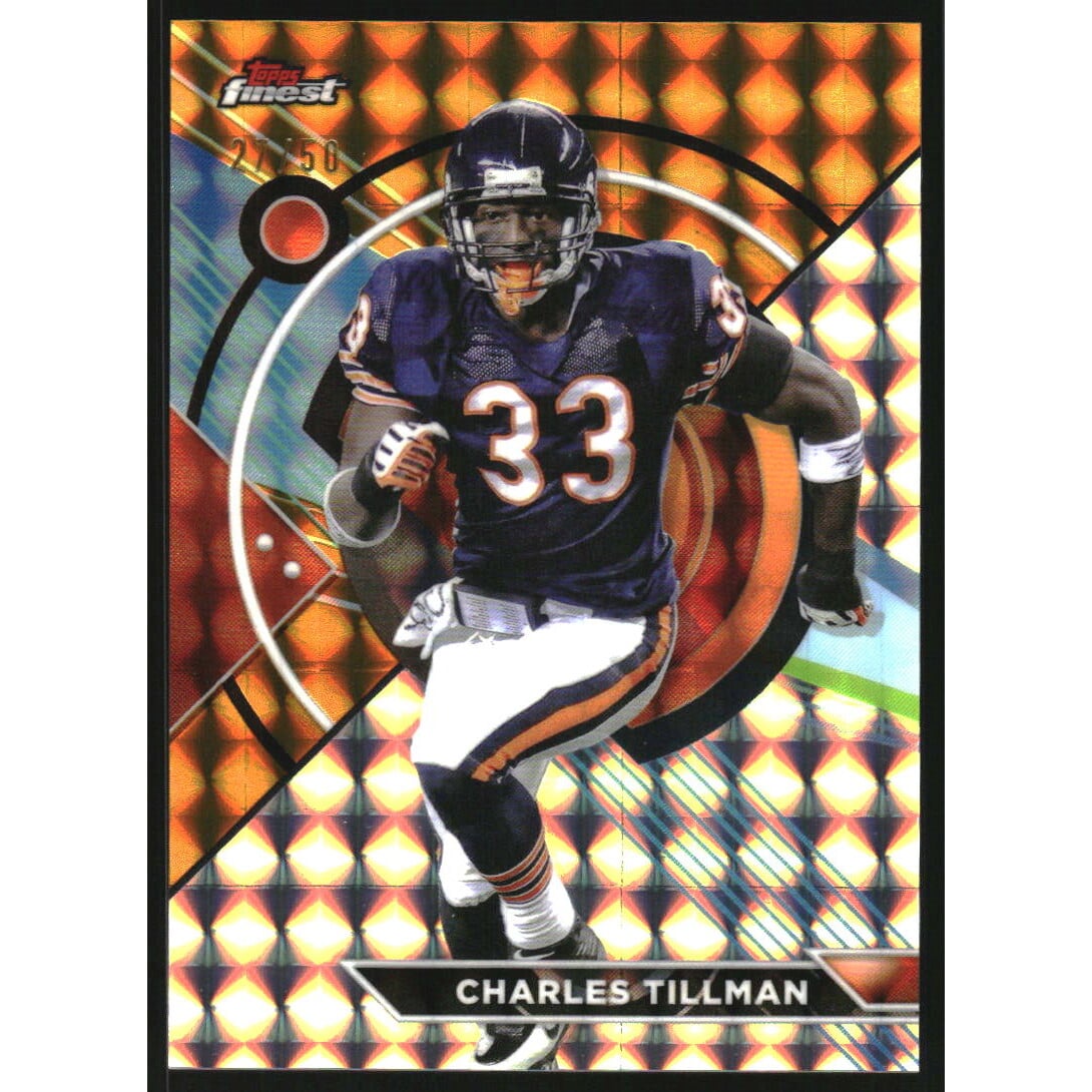 2023 Topps Composite Finest Gold Geometric Refractors #162 Charles Tillman. rookie card picture