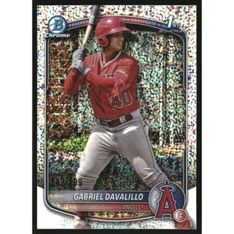 2025 Bowman Chrome Prospects Speckle Refractors #BCP178 Gabriel Davalillo
