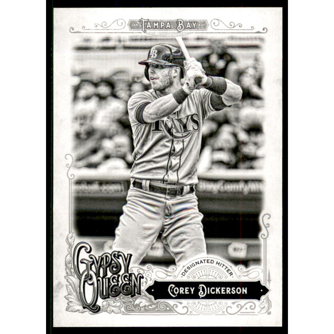 2017 Topps Gypsy Queen Black and White #55 Corey Dickerson