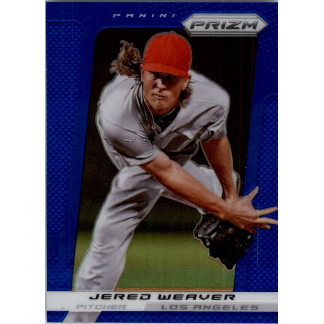 2013 Panini Prizm Prizms Blue #110 Jered Weaver
