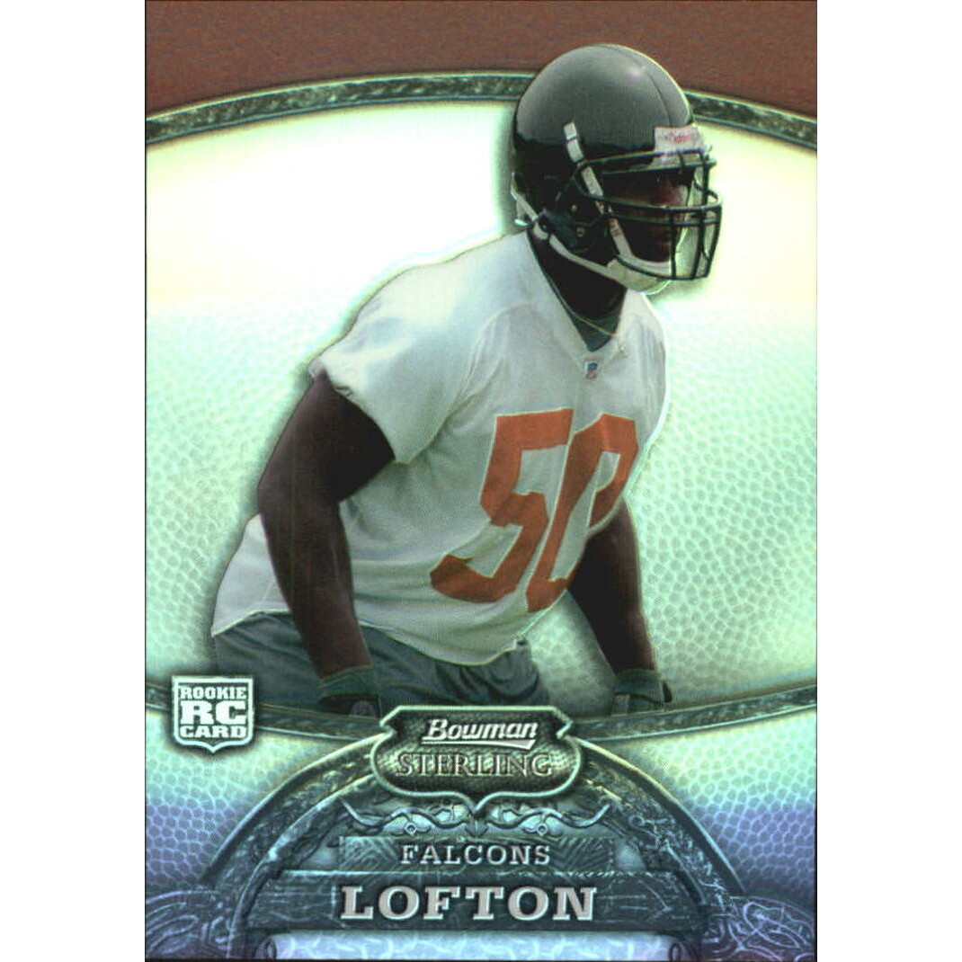2008 Bowman Sterling Refractors #29 Curtis Lofton. rookie card picture
