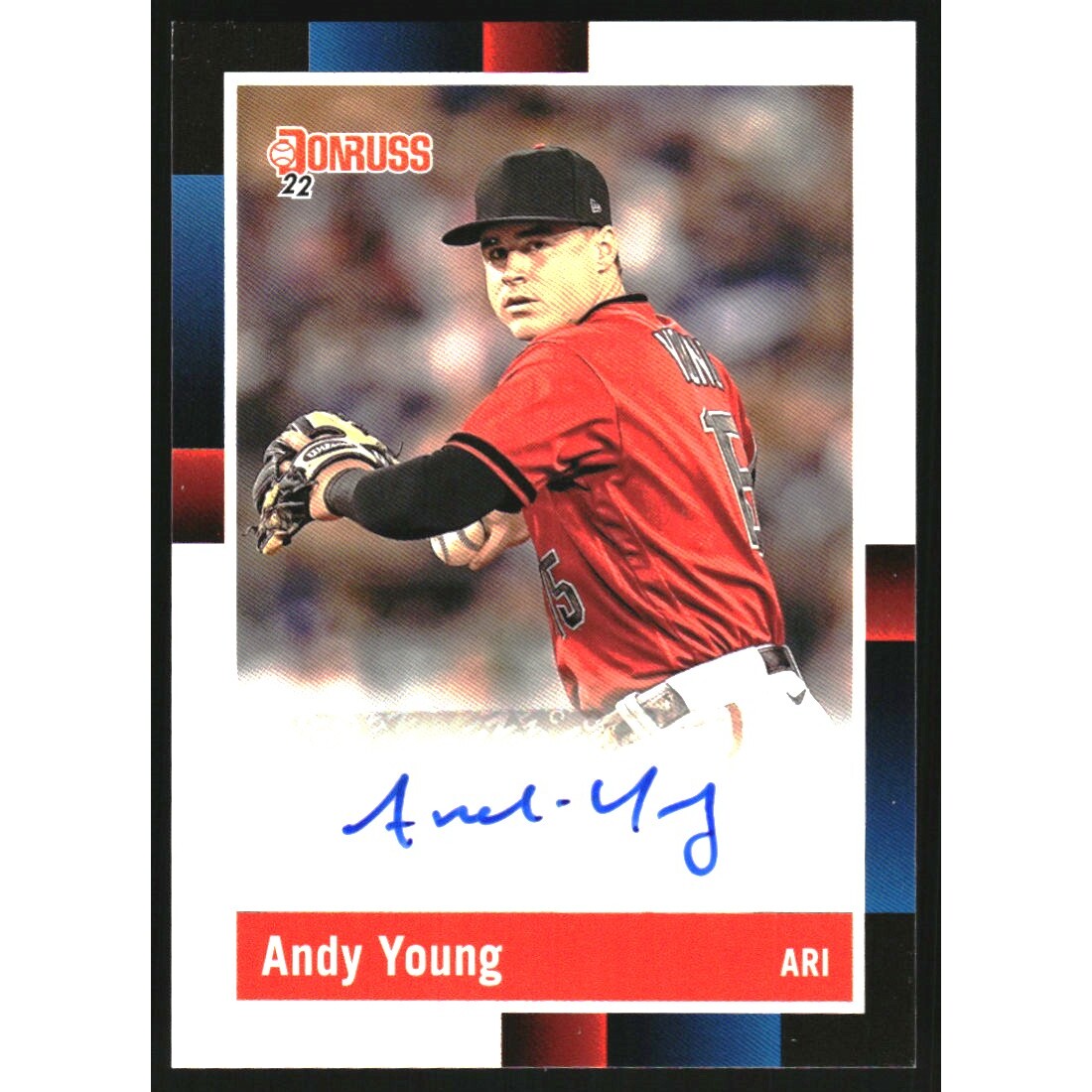 2022 Donruss Retro '88 Signatures #81 Andy Young. rookie card picture