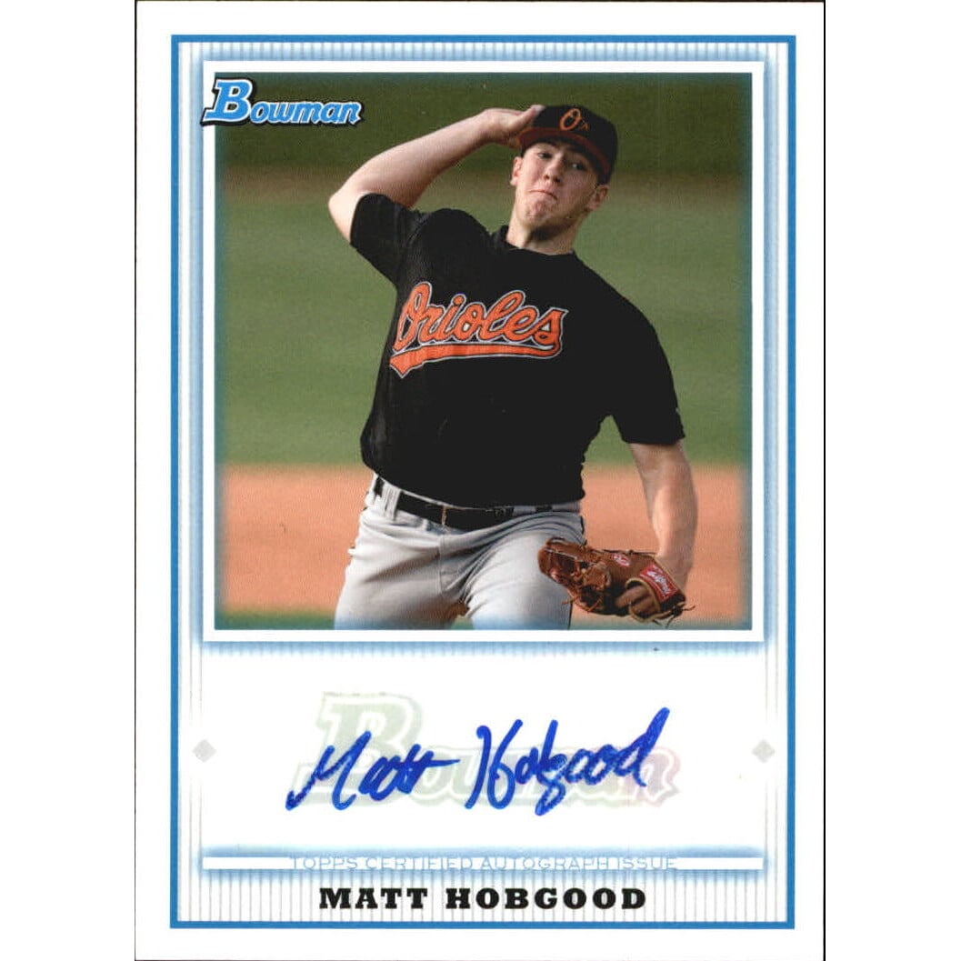 2010 Bowman Prospect Autographs #MH Matt Hobgood