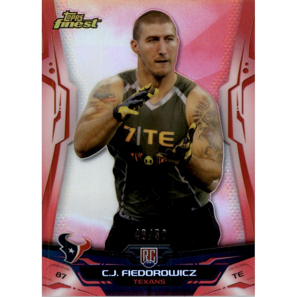 2014 Finest Red Refractors #140 C.J. Fiedorowicz 2014 Finest Red Refractors #140 C.J. Fiedorowicz