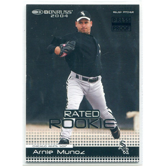 2004 Donruss Press Proofs Black #31 Arnie Munoz RR