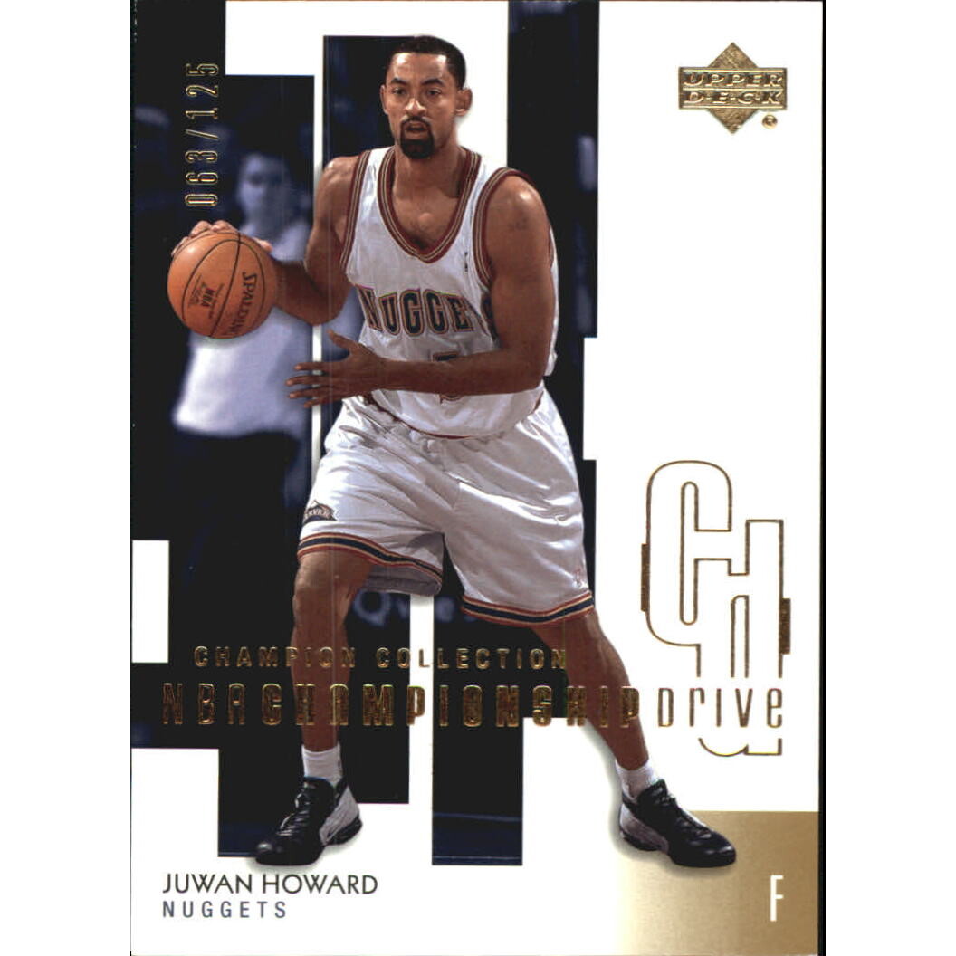 2002-03 Upper Deck Championship Drive Parallel #21 Juwan Howard 2002-03 Upper Deck Championship Drive Parallel #21 Juwan Howard