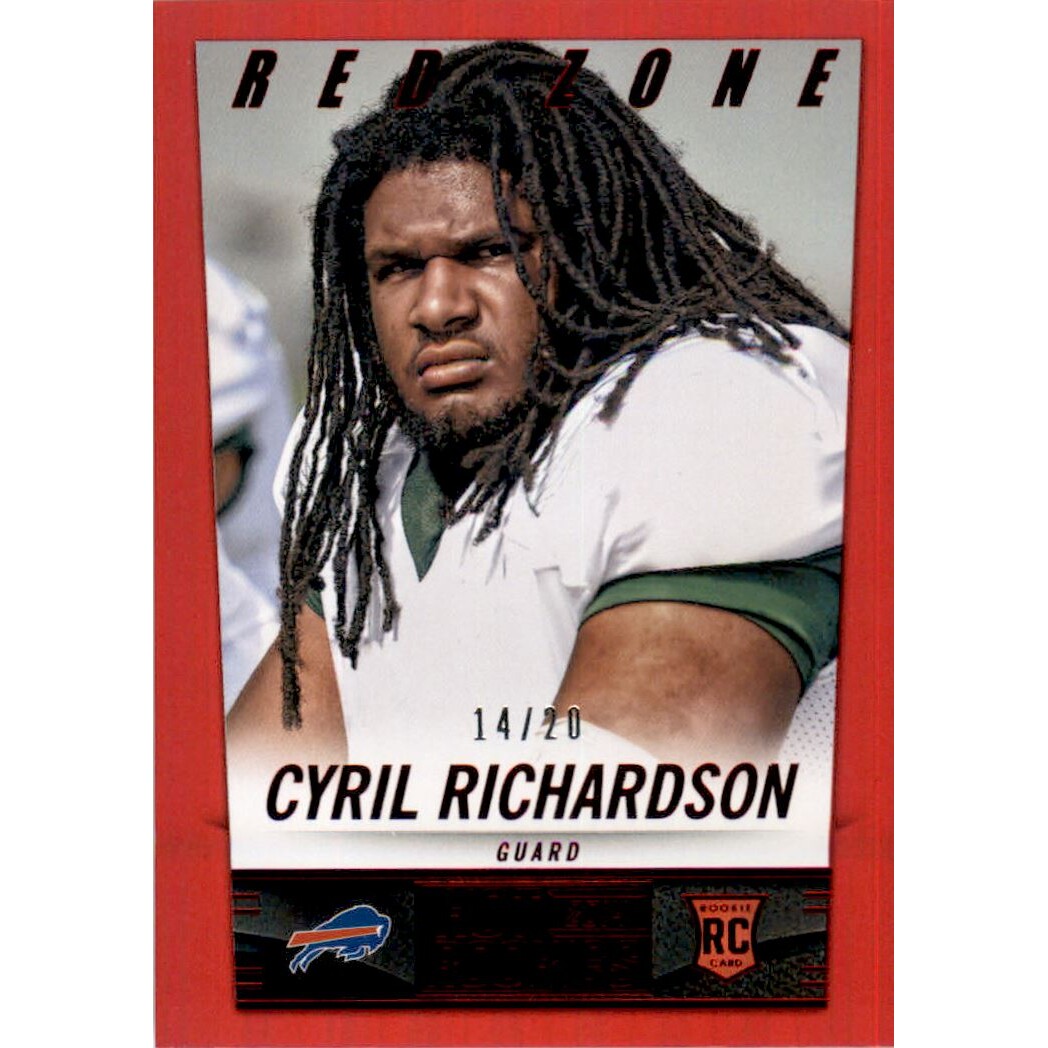 2014 Panini Hot Rookies Red Zone #355 Cyril Richardson. rookie card picture