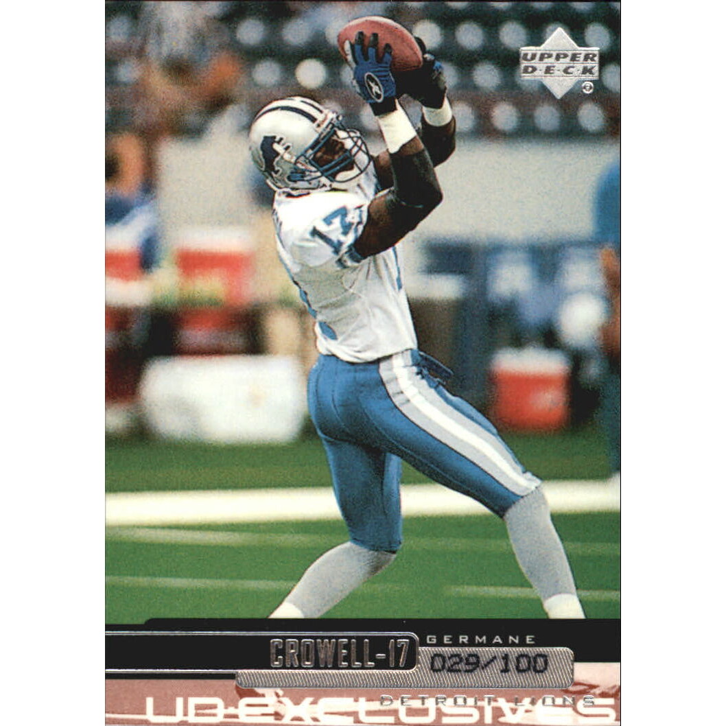1999 Upper Deck Exclusives 100 #74 Germane Crowell