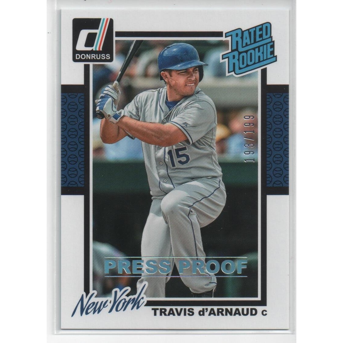 2014 Donruss Press Proofs Silver #36 Travis d'Arnaud