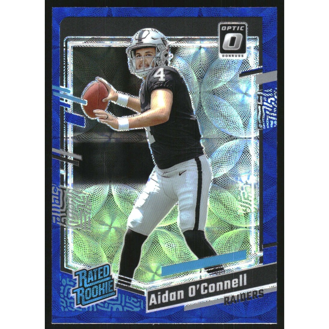 2023 Donruss Optic Blue Scope #258 Aidan O'Connell RR. rookie card picture