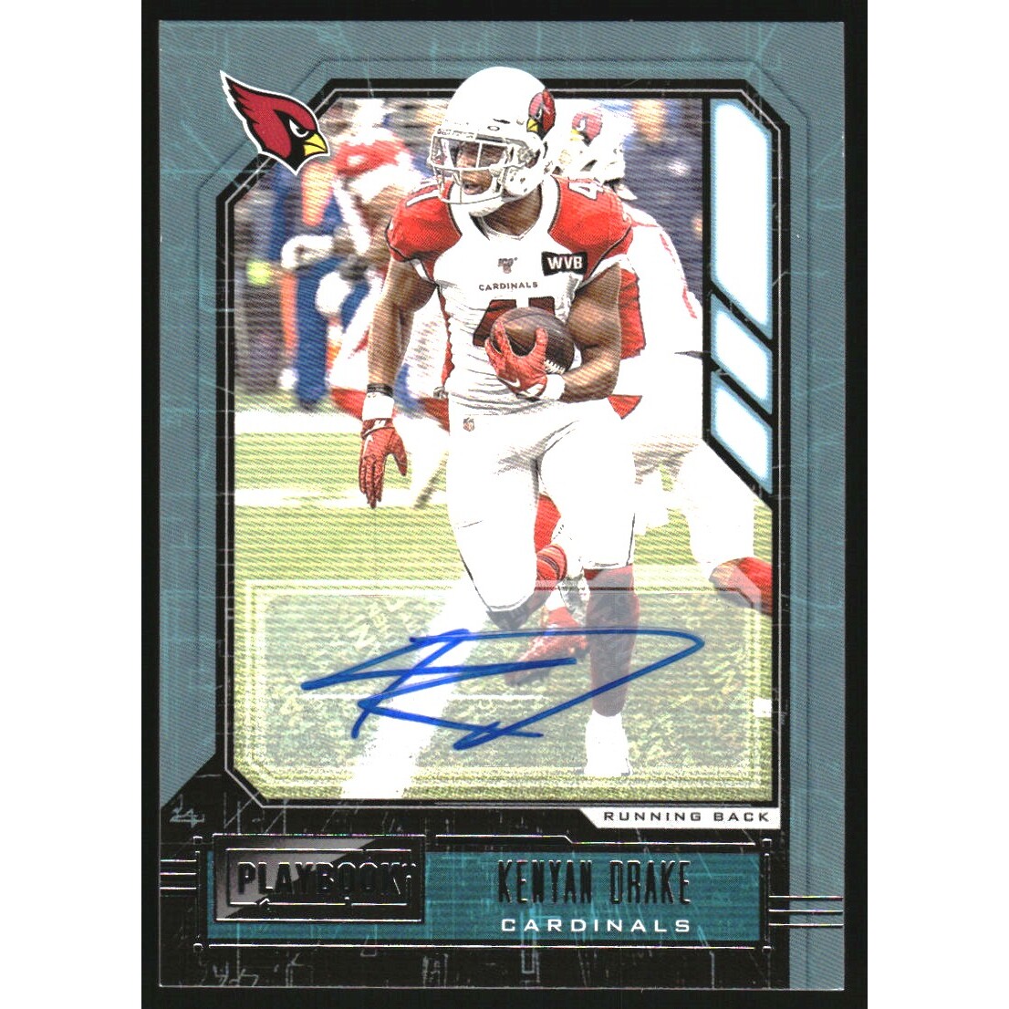 2020 Panini Playbook Signatures #89 Kenyan Drake. rookie card picture