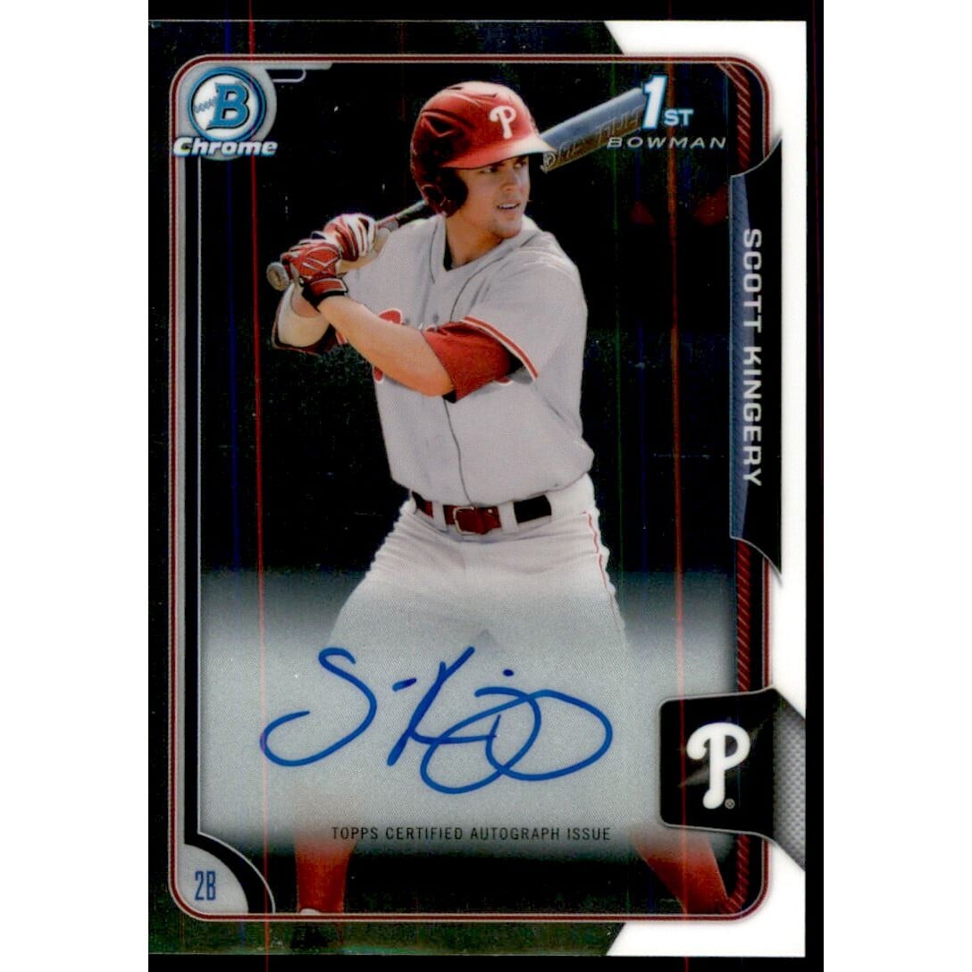 2015 Bowman Chrome Draft Draft Pick Autographs #BCASK Scott Kingery