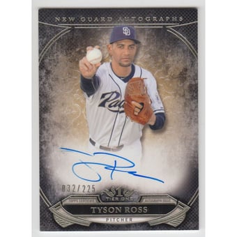 2015 Topps Tier One New Guard Autographs #NGATRS Tyson Ross/225