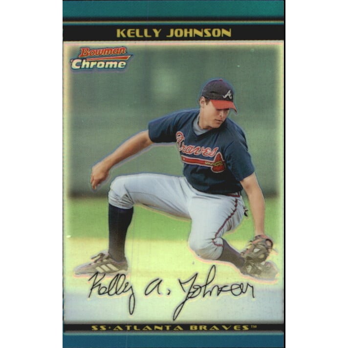 2002 Bowman Chrome Refractors #261 Kelly Johnson. rookie card picture