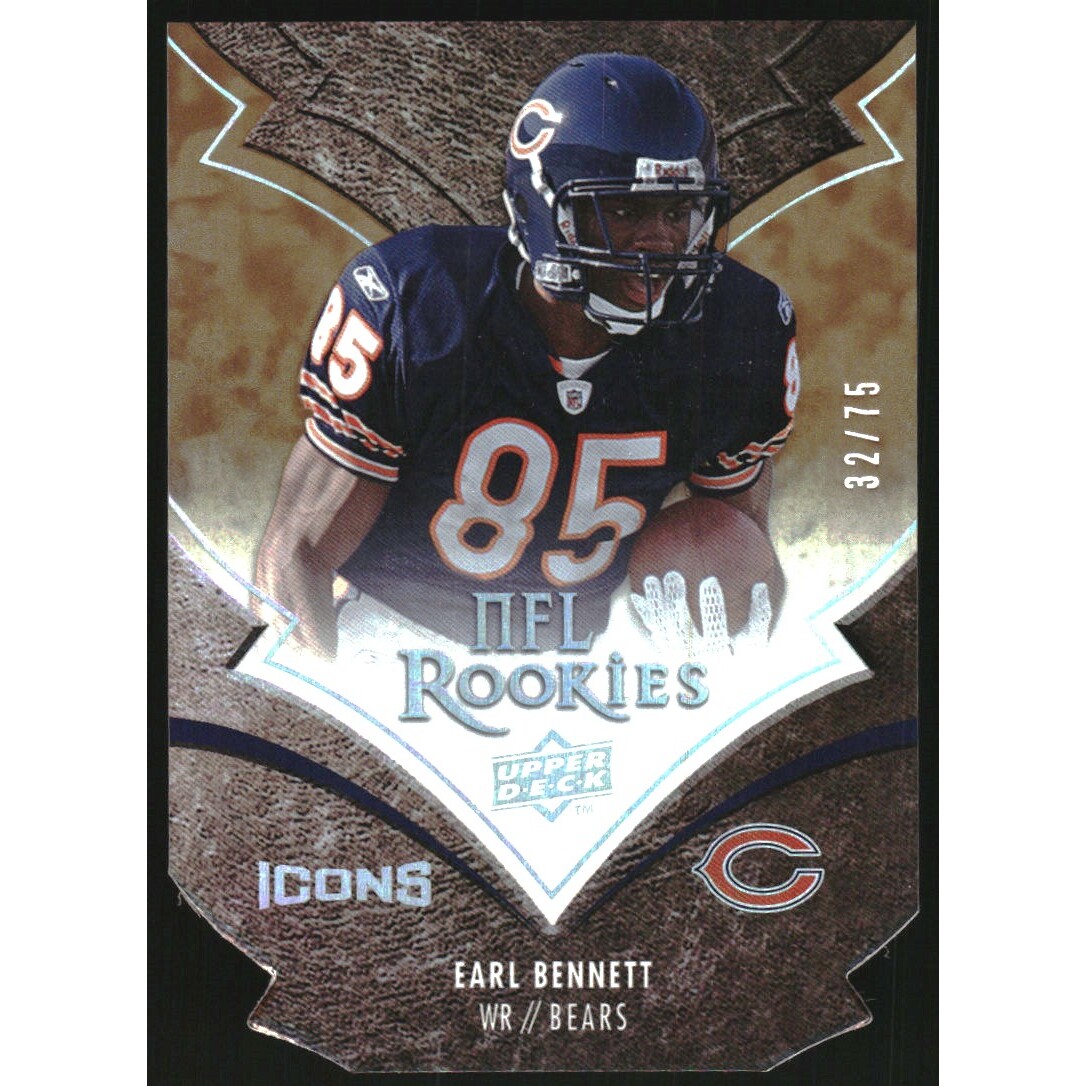 2008 Upper Deck Icons Gold Die Cut #101 Earl Bennett