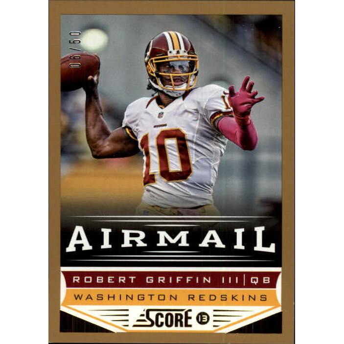 2013 Score Gold Zone #252 Robert Griffin III AM