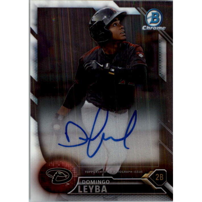 2016 Bowman Chrome Prospect Autographs #CPADL Domingo Leyba