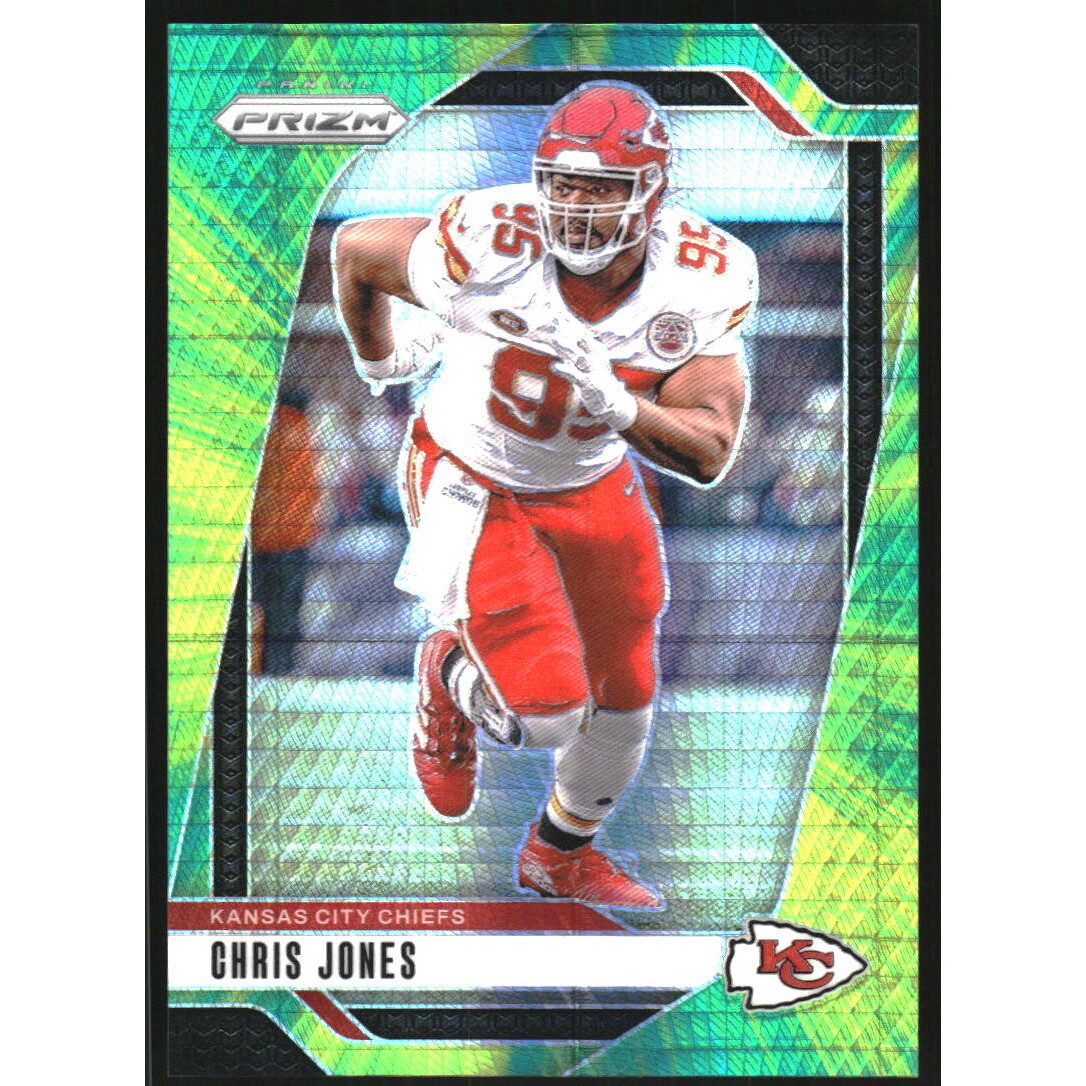 2024 Panini Prizm Prizms Hyper #143 Chris Jones