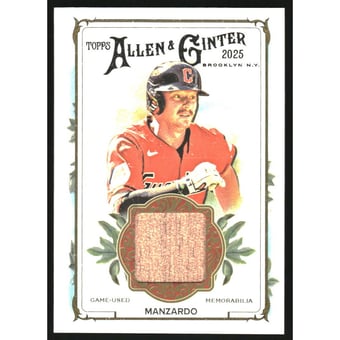 2025 Topps Allen and Ginter Relics #AGRKMA Kyle Manzardo
