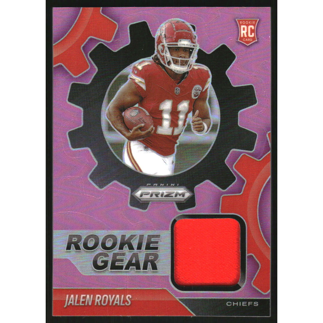 2025 Panini Prizm Rookie Gear Pink #26 Jalen Royals