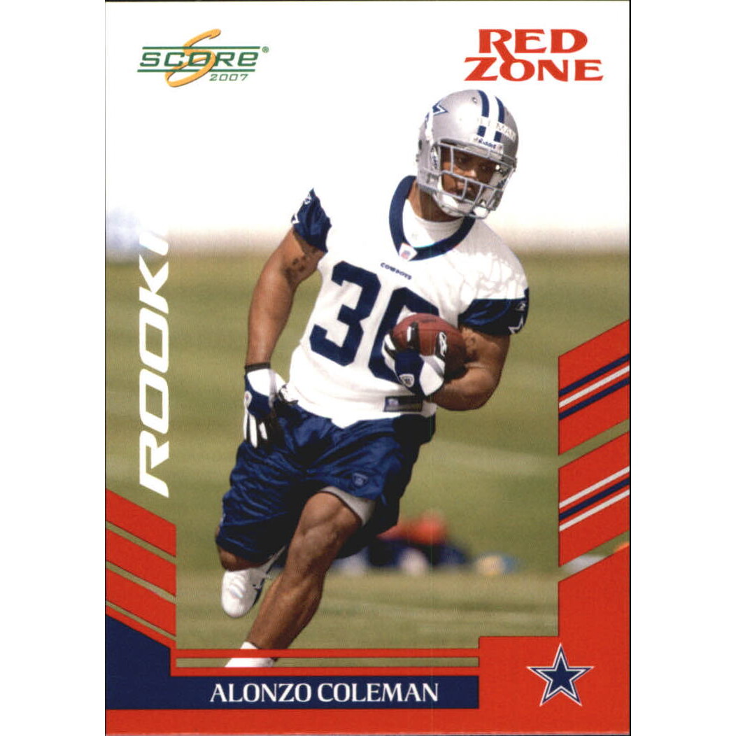 2007 Score Red Zone #321 Alonzo Coleman