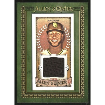 2024 Topps Allen and Ginter Mini Framed Relics #MFRJPR Jurickson Profar