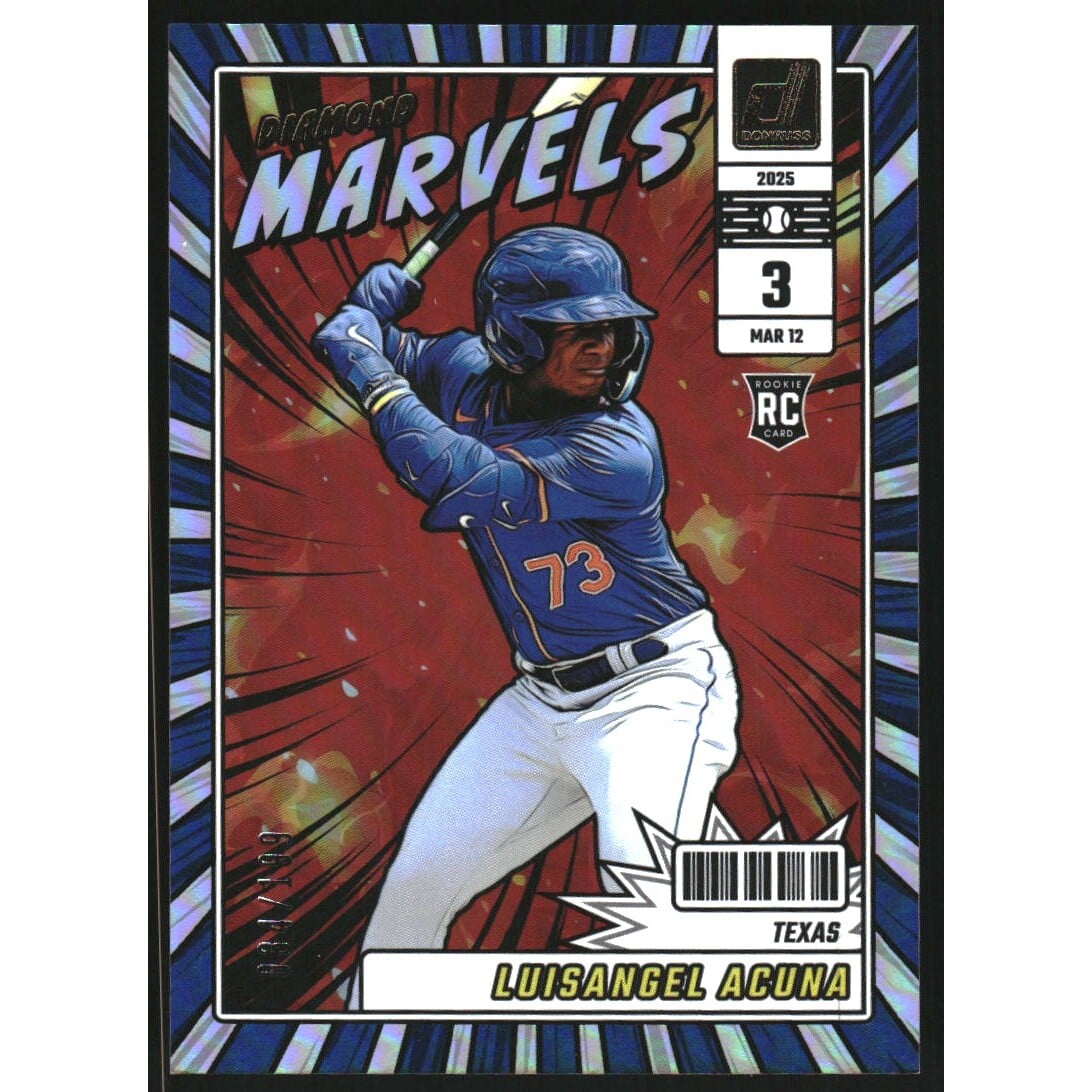 2025 Donruss Diamond Marvels Holo #14 Luisangel Acuna