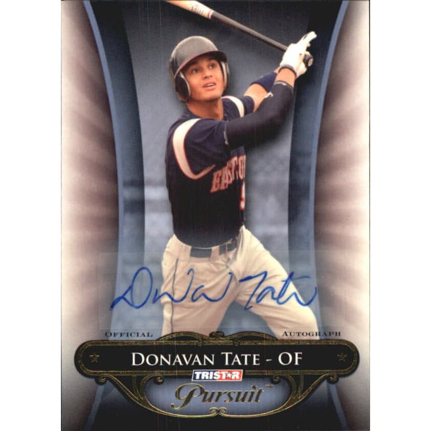 2010 TRISTAR Pursuit Autographs #84a Donavan Tate