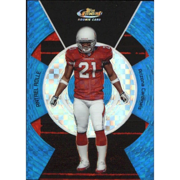 2005 Finest Blue Xfractors #123 Antrel Rolle