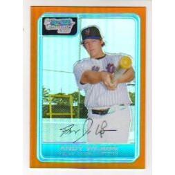 2006 Bowman Chrome Prospects Gold Refractors #BC131 Andy Wilson