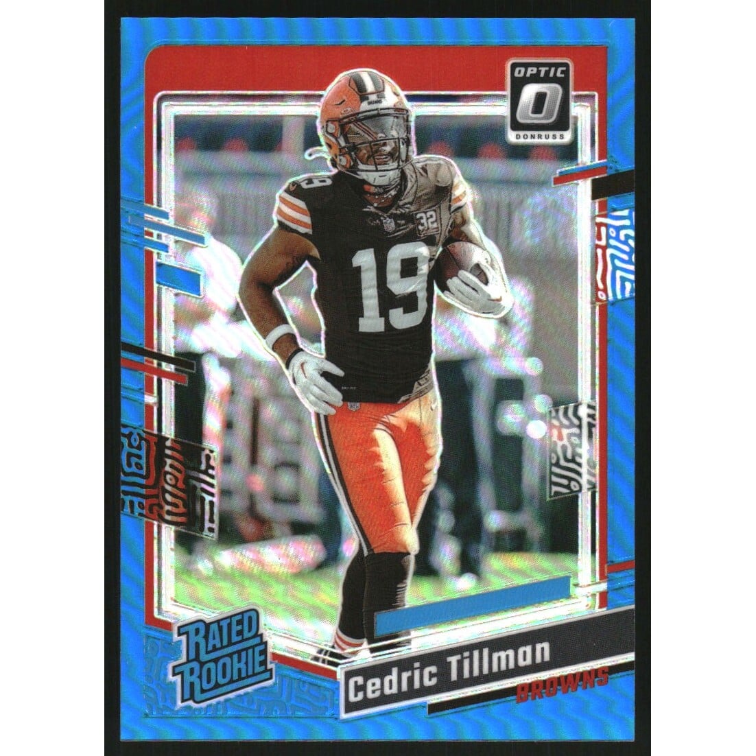 2023 Donruss Optic Aqua #224 Cedric Tillman RR. rookie card picture