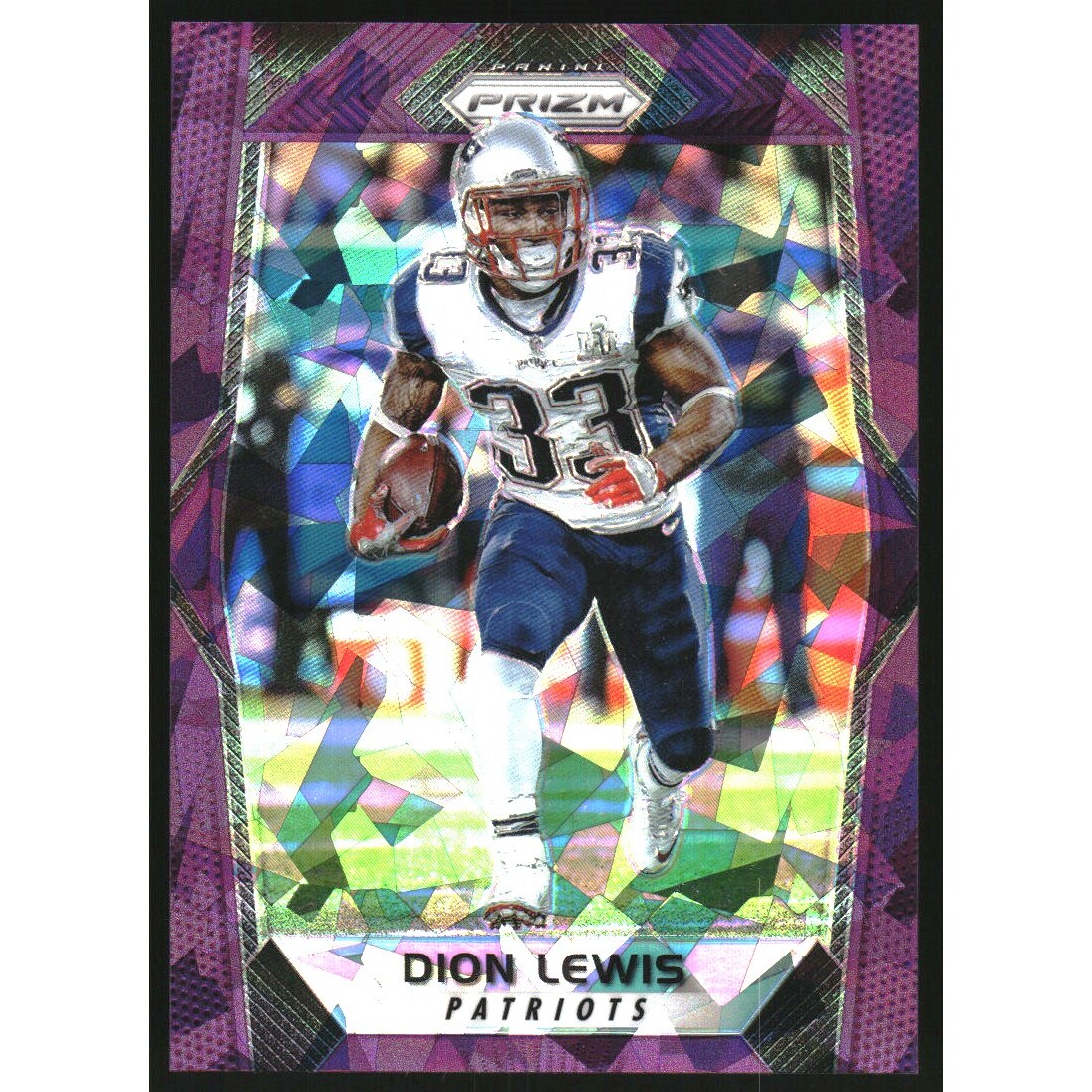 2017 Panini Prizm Prizms Purple Crystals #126 Dion Lewis. rookie card picture